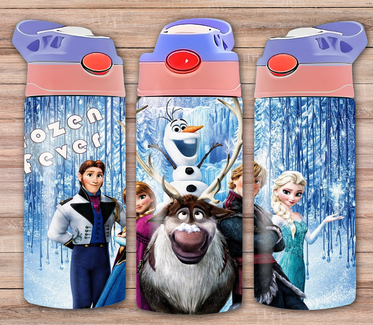 It's Frozen Fever 12oz Flip Top Sublimation Tumbler
