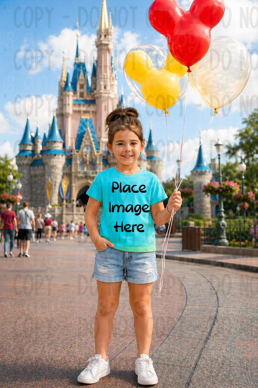 Child Theme Park Gildan Apparel Mock Ups