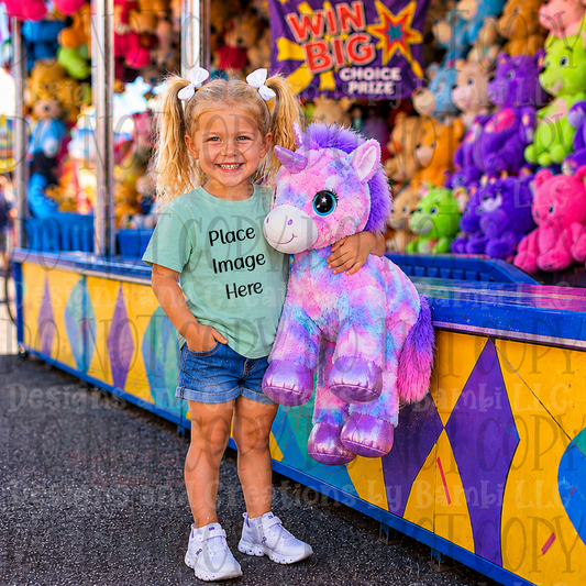State Fair and Amusement Park Themed Apparel Mock Ups (Variety of Brands)