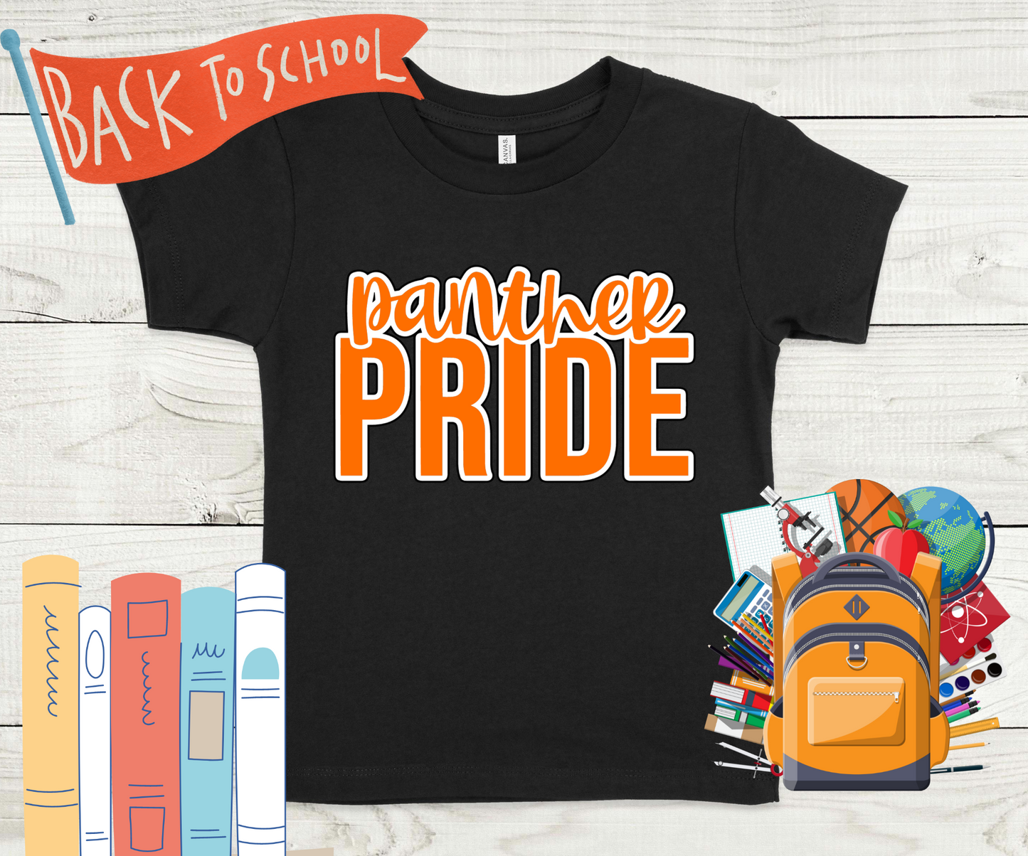Panther Pride in Orange and White