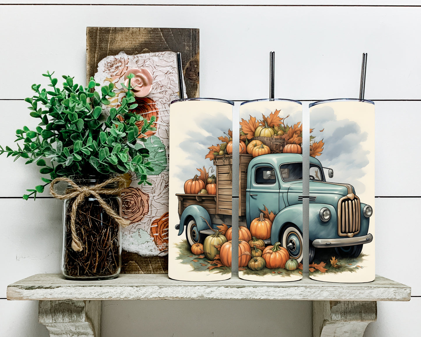 Pumpkins Pumpkins Pumpkins 20 oz Skinny Sublimation Tumbler