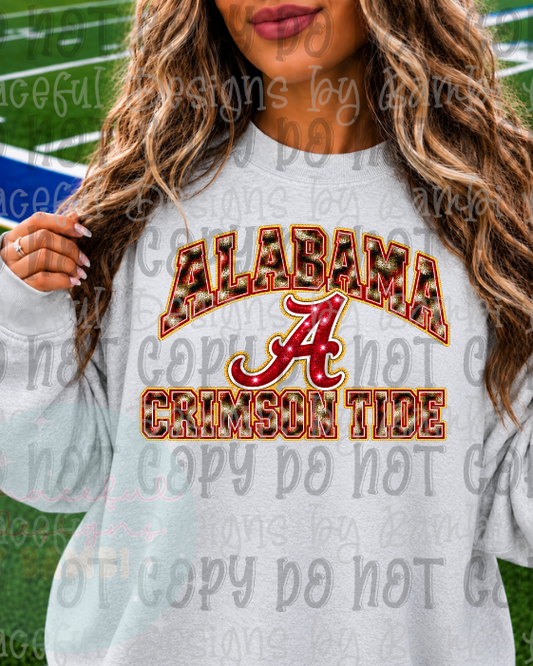 Faux Embroidery Mosaic-Camo Football Teams and Logo Collection