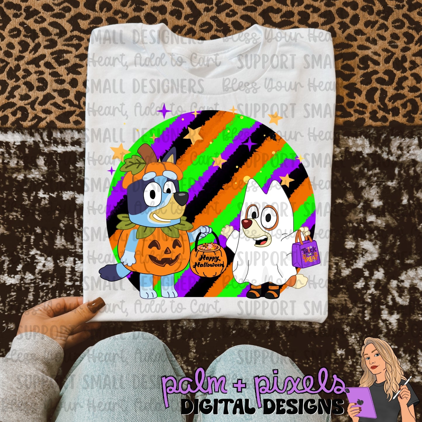 Bluey Halloween Ghosts