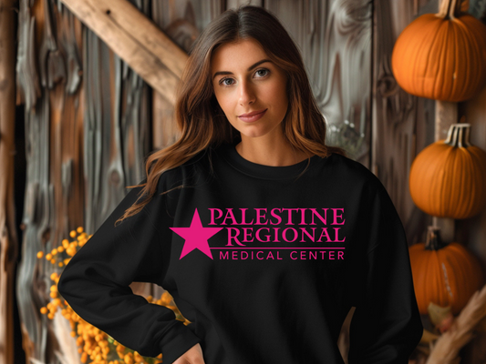 Palestine Regional Medical Center in Breast Cancer Pink Font