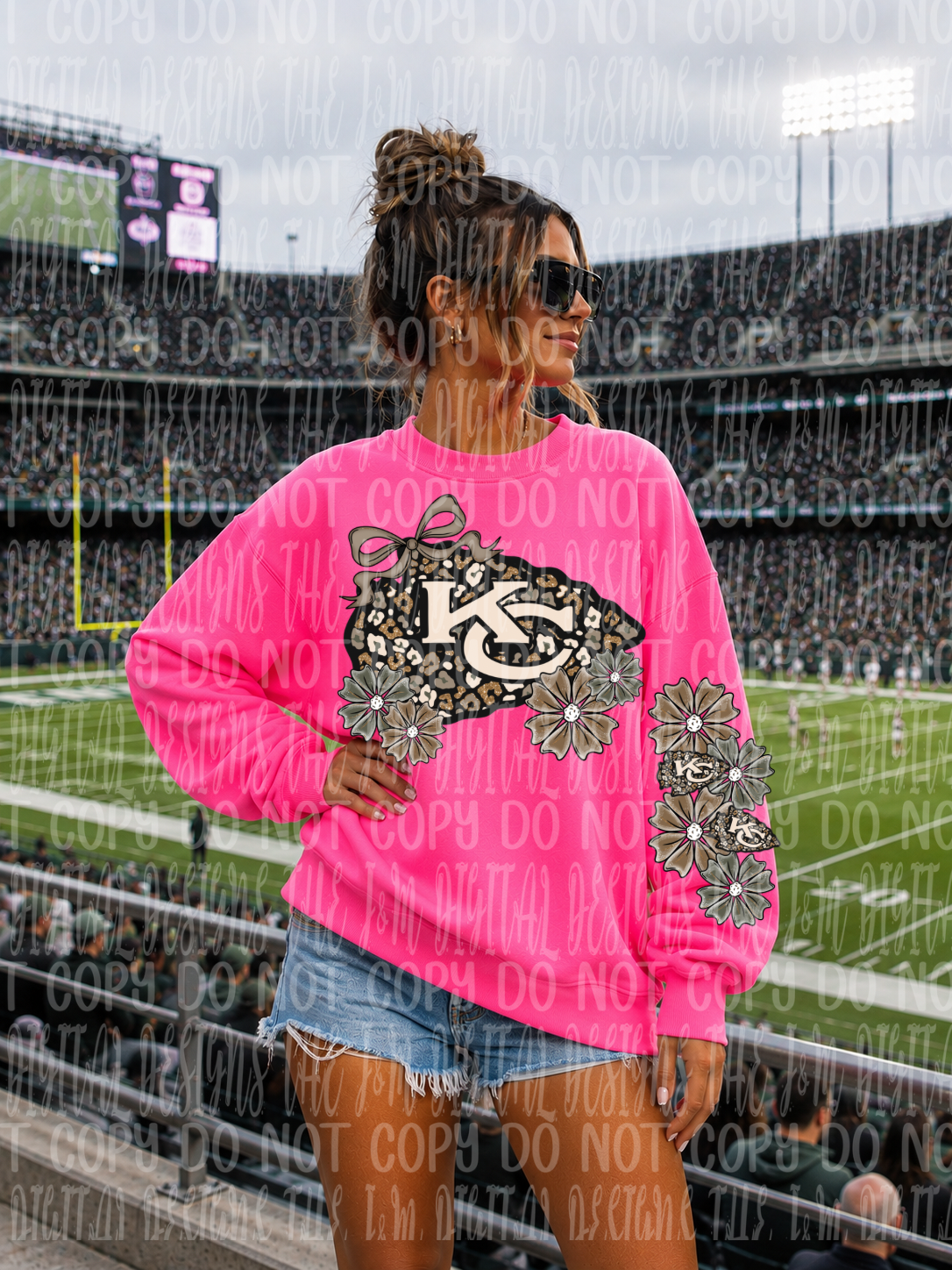 Faux Embroidery Camo KC (Front/Sleeve)