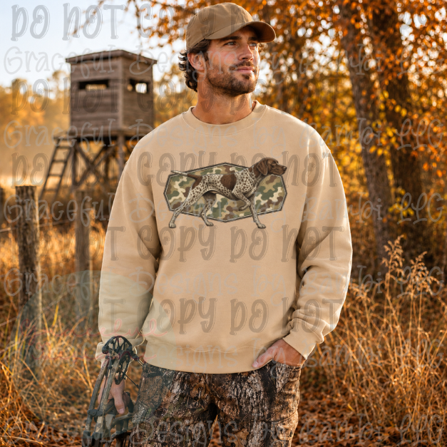 Camo with Lab Hunting