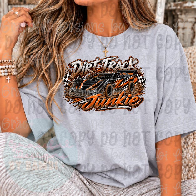 Dirt Track Junkie Orange