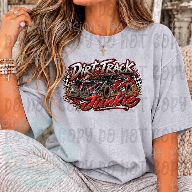 Dirt Track Junkie Red