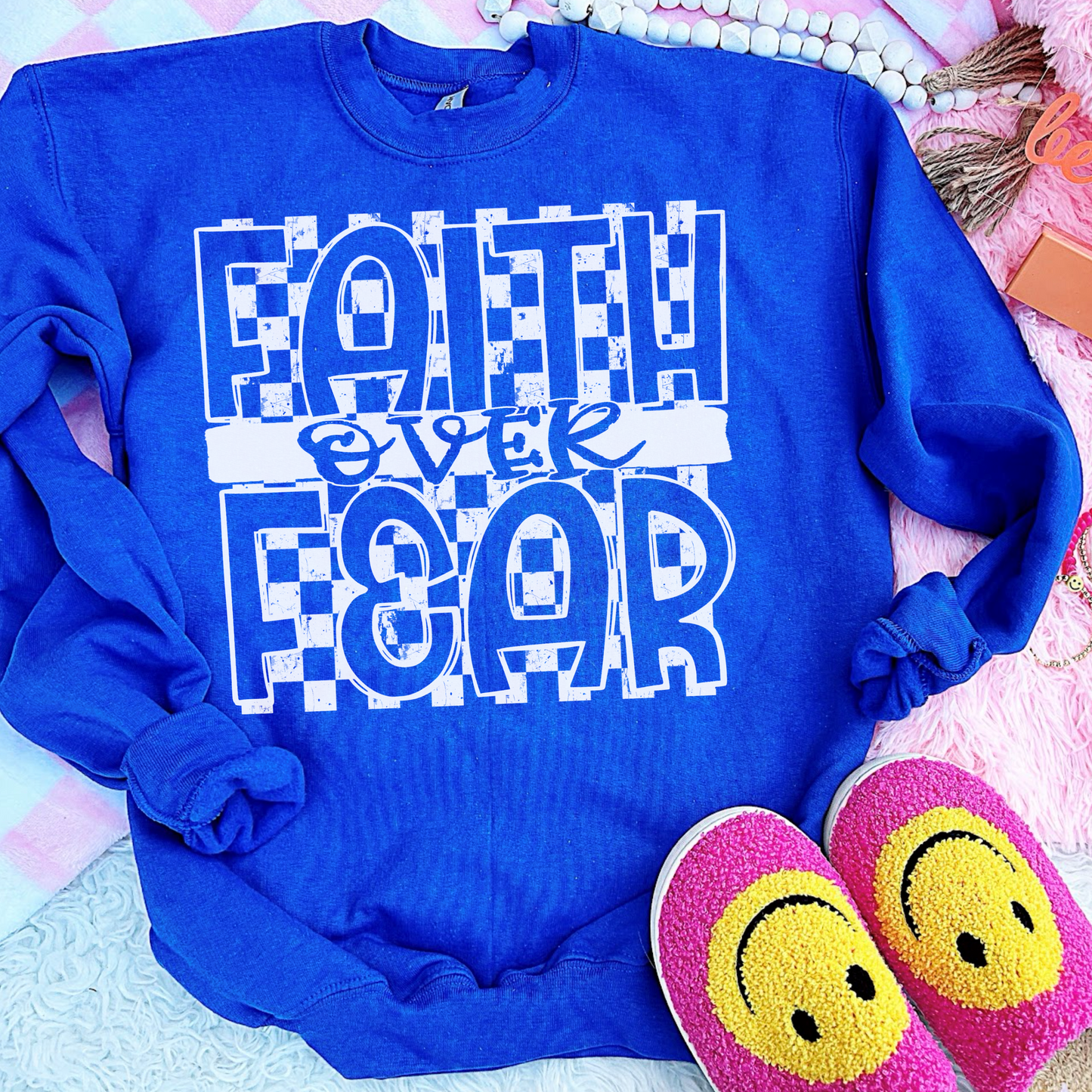 Faith Over Fear White Font