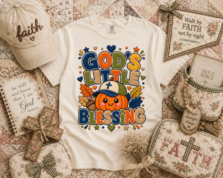 Faux Puff God's Little Blessing