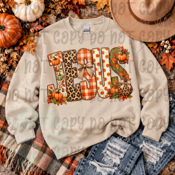 Faux Stitching Jesus Fall Patterns