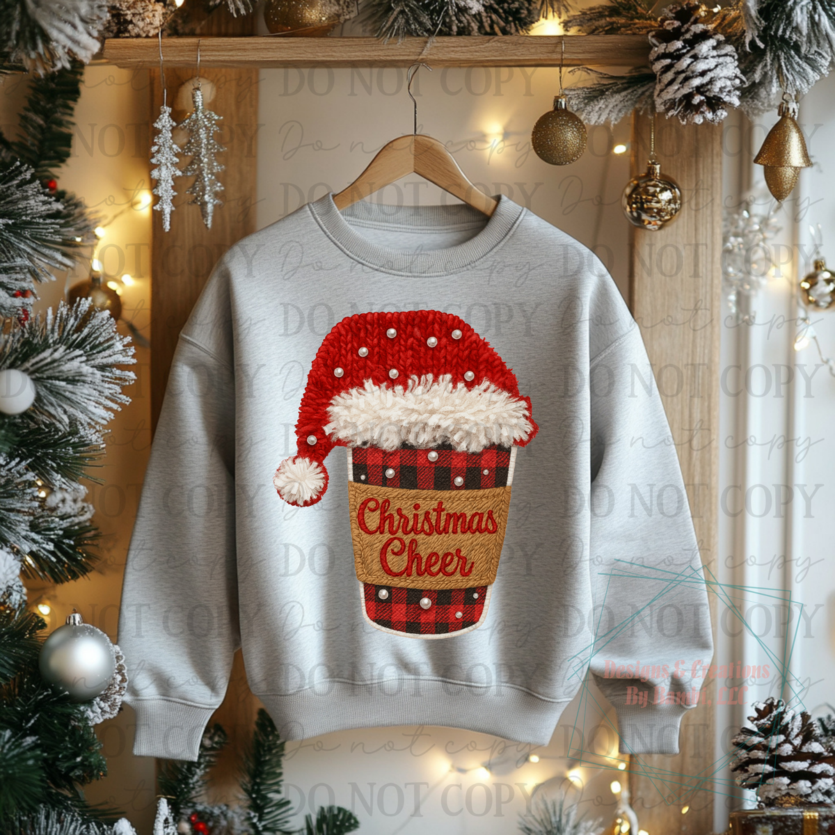 Faux Yarn Christmas Cheer