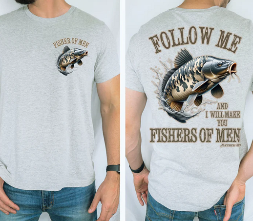 Follow Me, and I Will Make You Fishers of Men Faith (Pocket/Back)