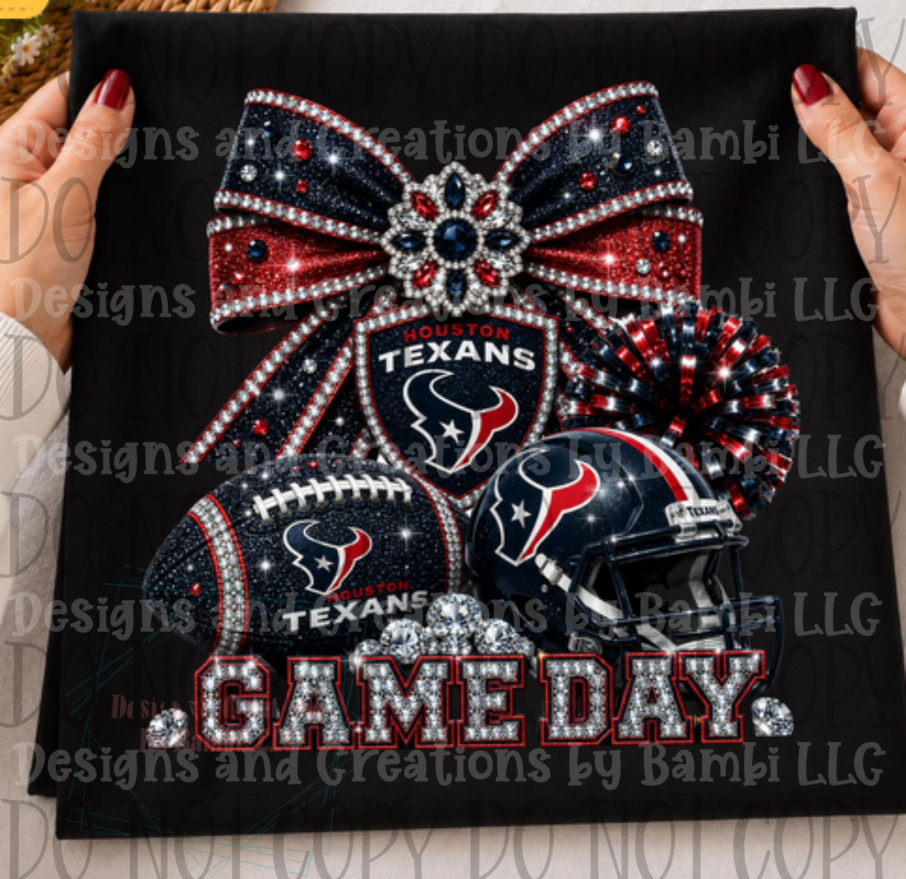 Faux Sequin Football Collection