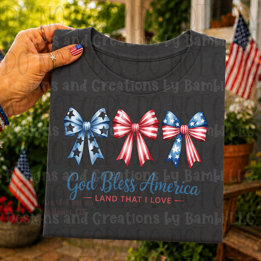God Bless America with Bows