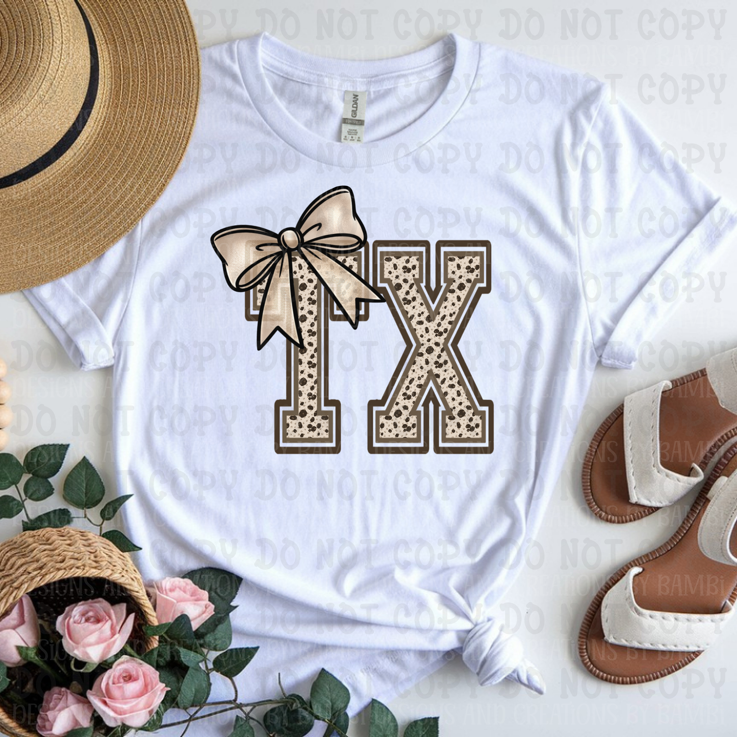 Gold TX with Bow