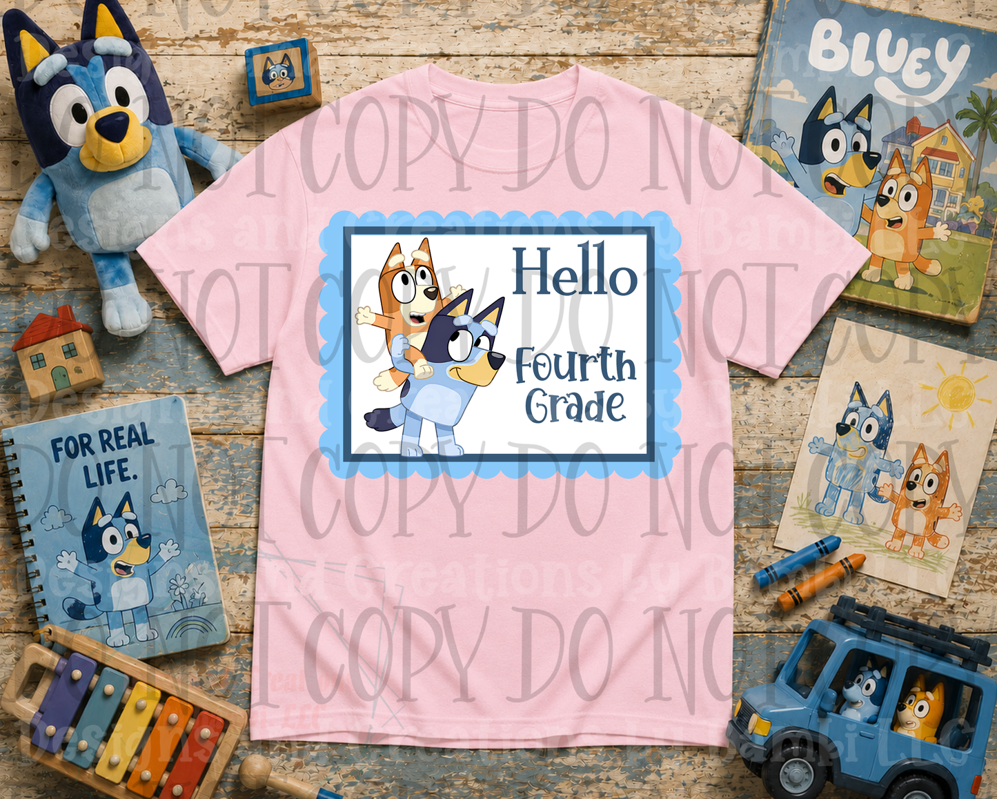 Hello Grade Bluey School Collection