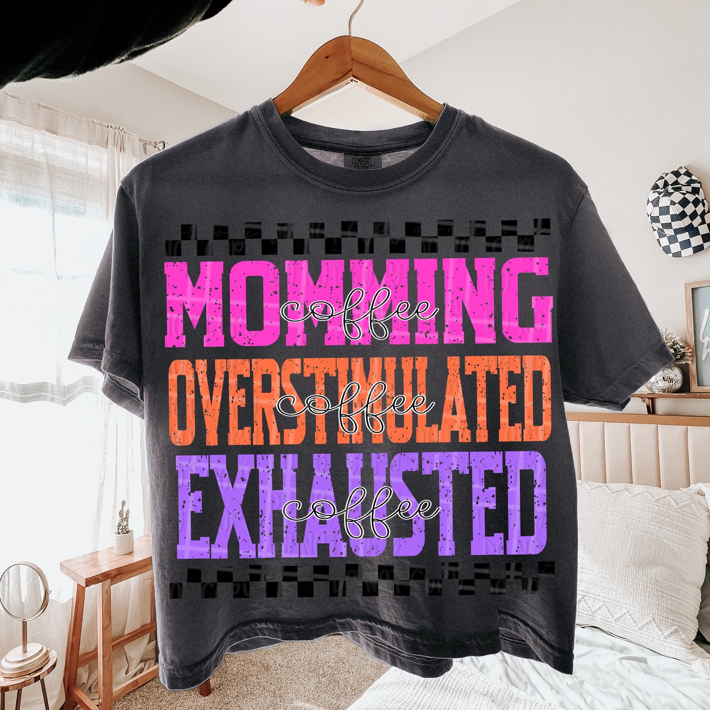 Momming Overstimulated Exhausted