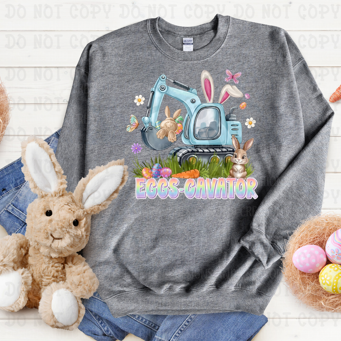 It's Eggscavator with Bunny