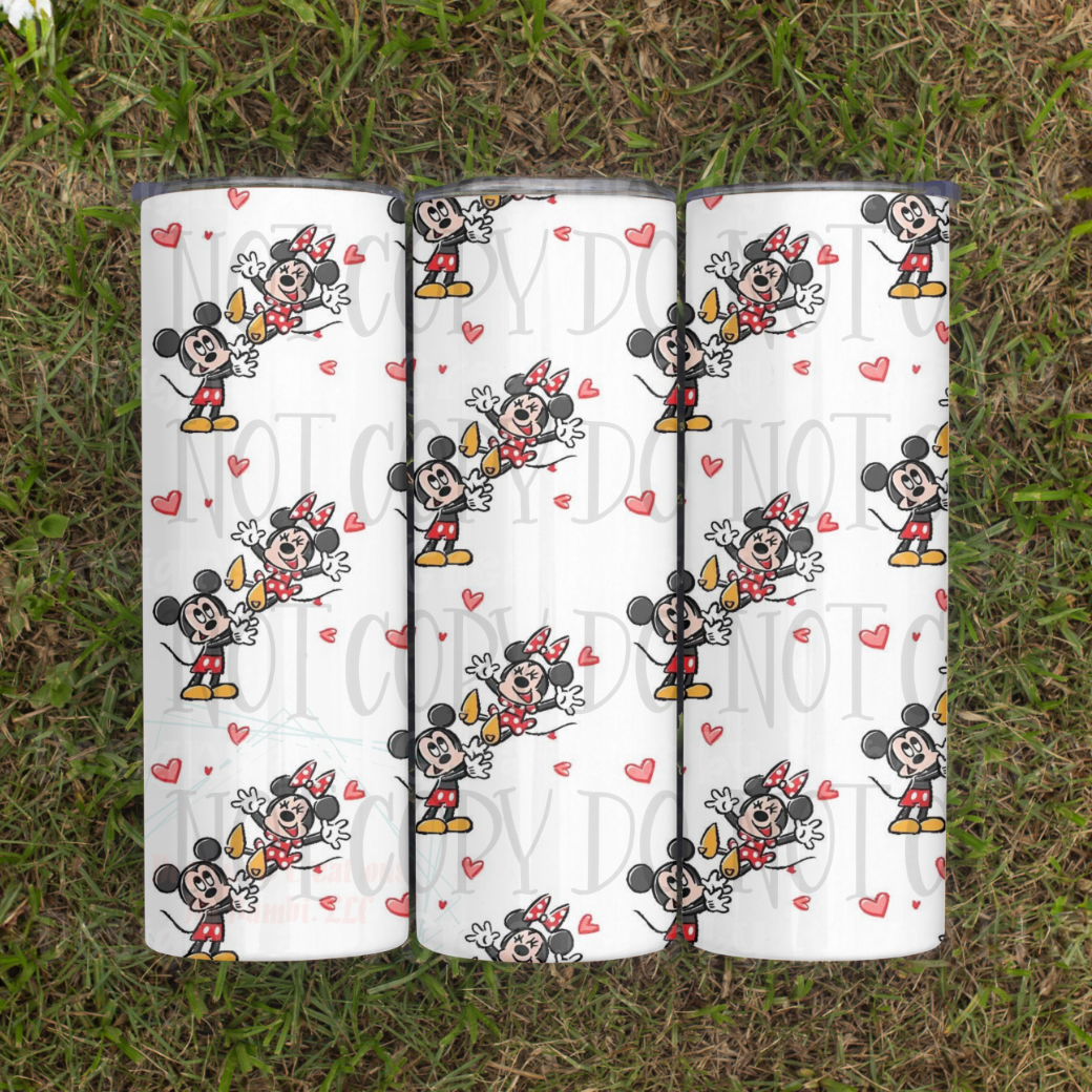 it's A Mouse Thing 20 oz Skinny Sublimation Tumbler