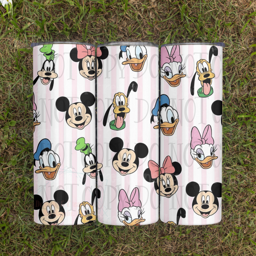 Magical Friends 20 oz Skinny Sublimation Tumbler