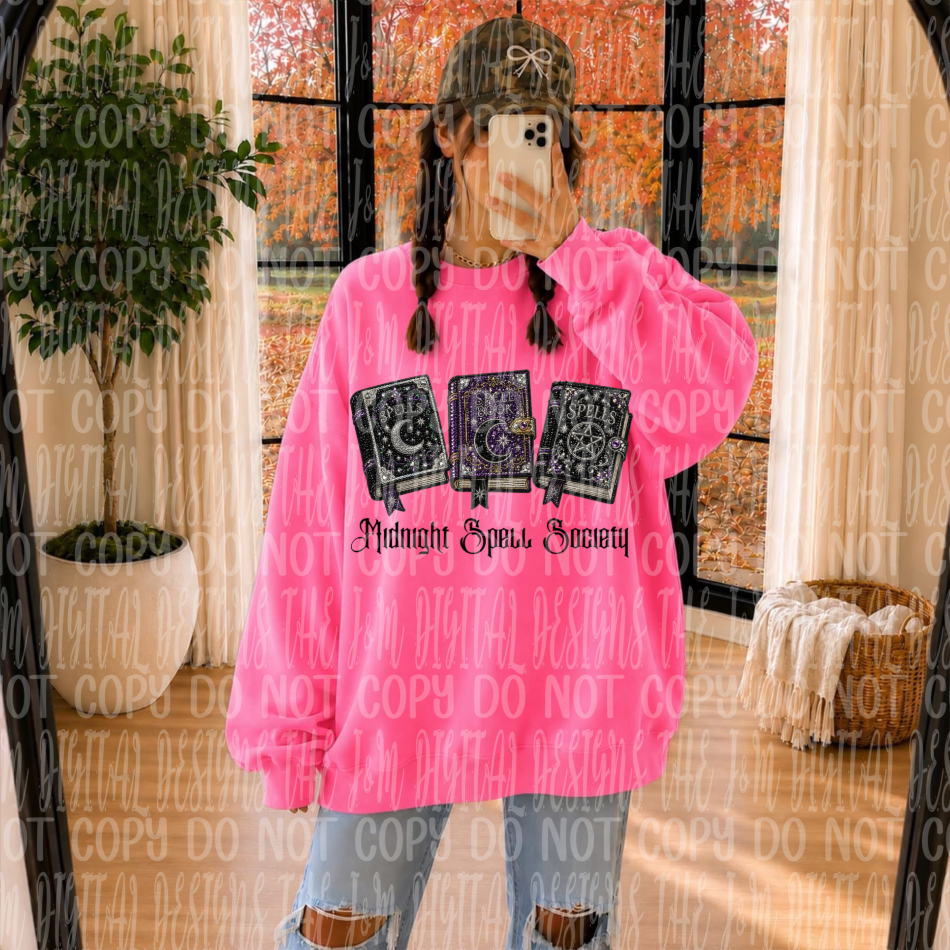 Faux Embroidery Midnight Spell Society