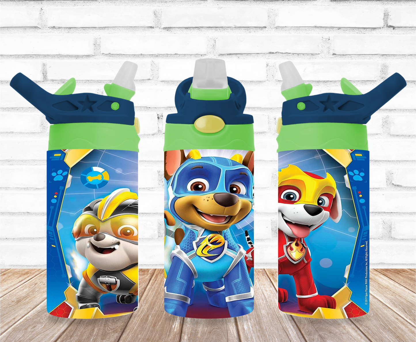 Mighty Paws 12oz Flip Top Sublimation Tumbler
