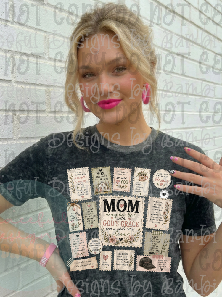 Mom Stamp Collage