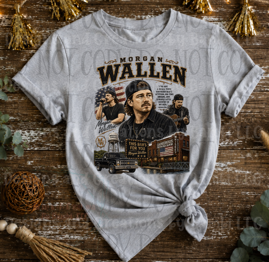 Morgan Wallen Faux Embroidery