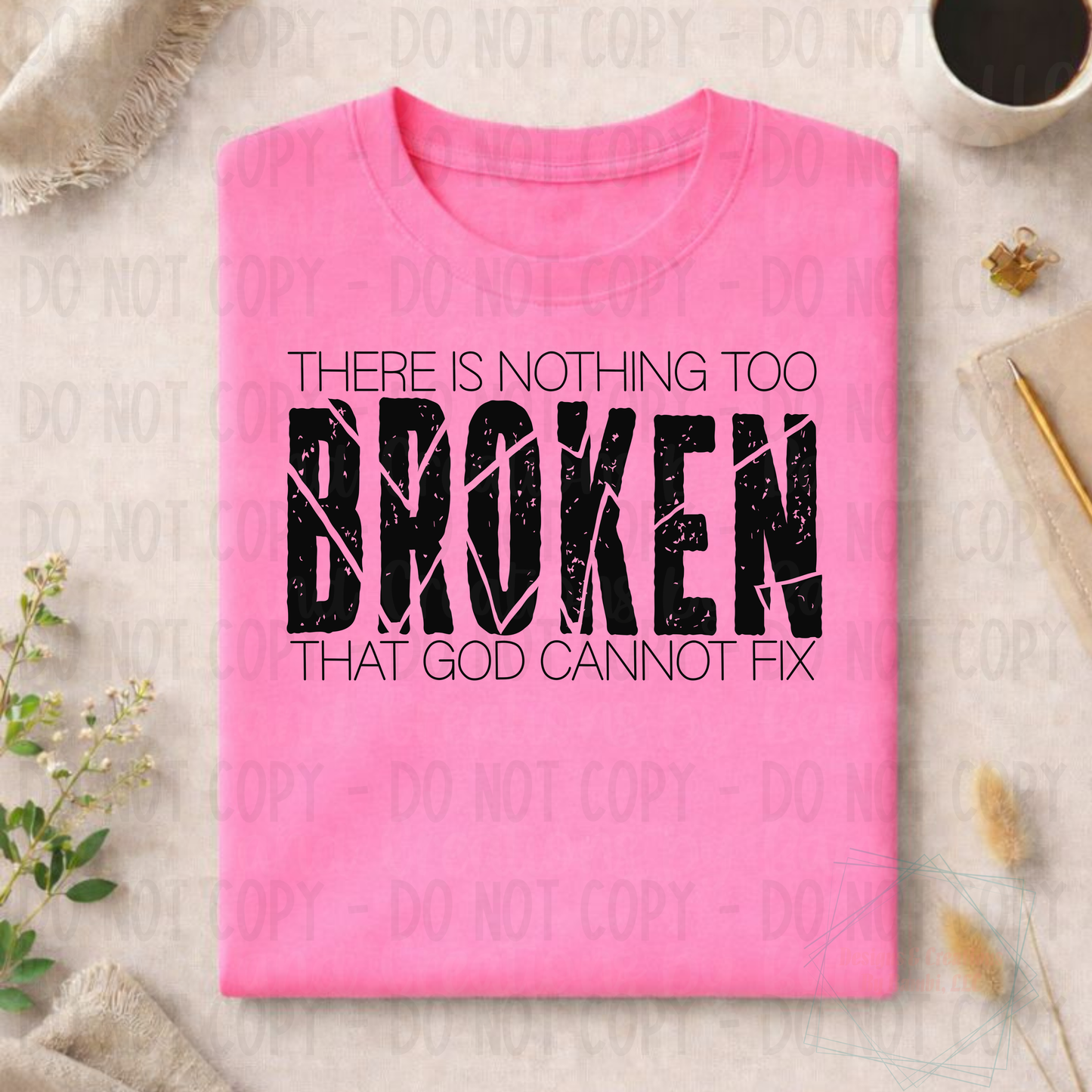 Nothing Too Broken Black Font