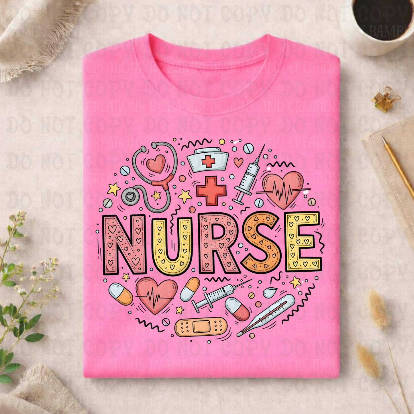 Nurse in Multi Colors with Essentials