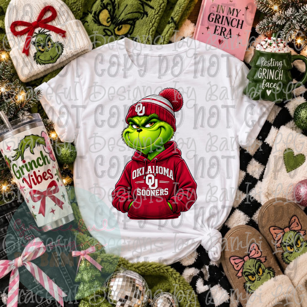 OU Sooners Grinch Version 1