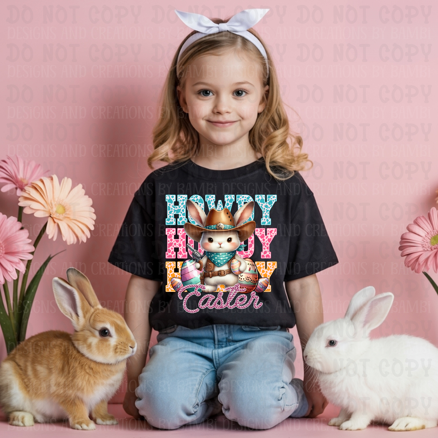 Pastel Howdy Easter