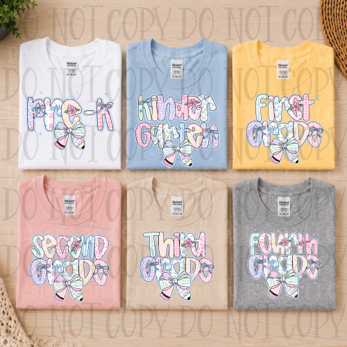 Pastel Preppy Grade School Collection