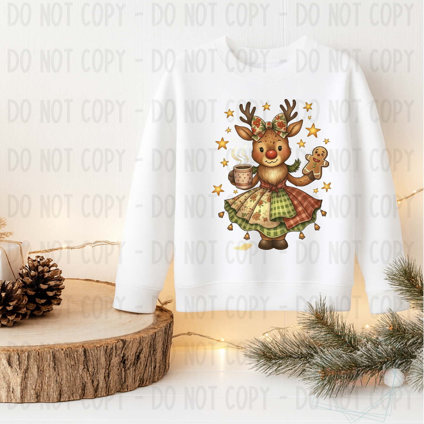 Patchwork Festive Reindeer