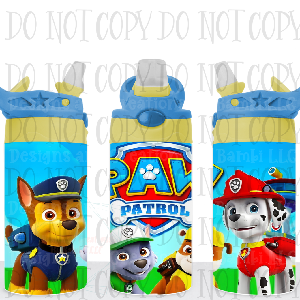 12 oz Flip Top Sublimation Paw Patrol 12oz Flip Top Sublimation Tumbler