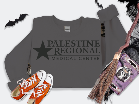 Palestine Regional Medical Center in Pewter Gray Font