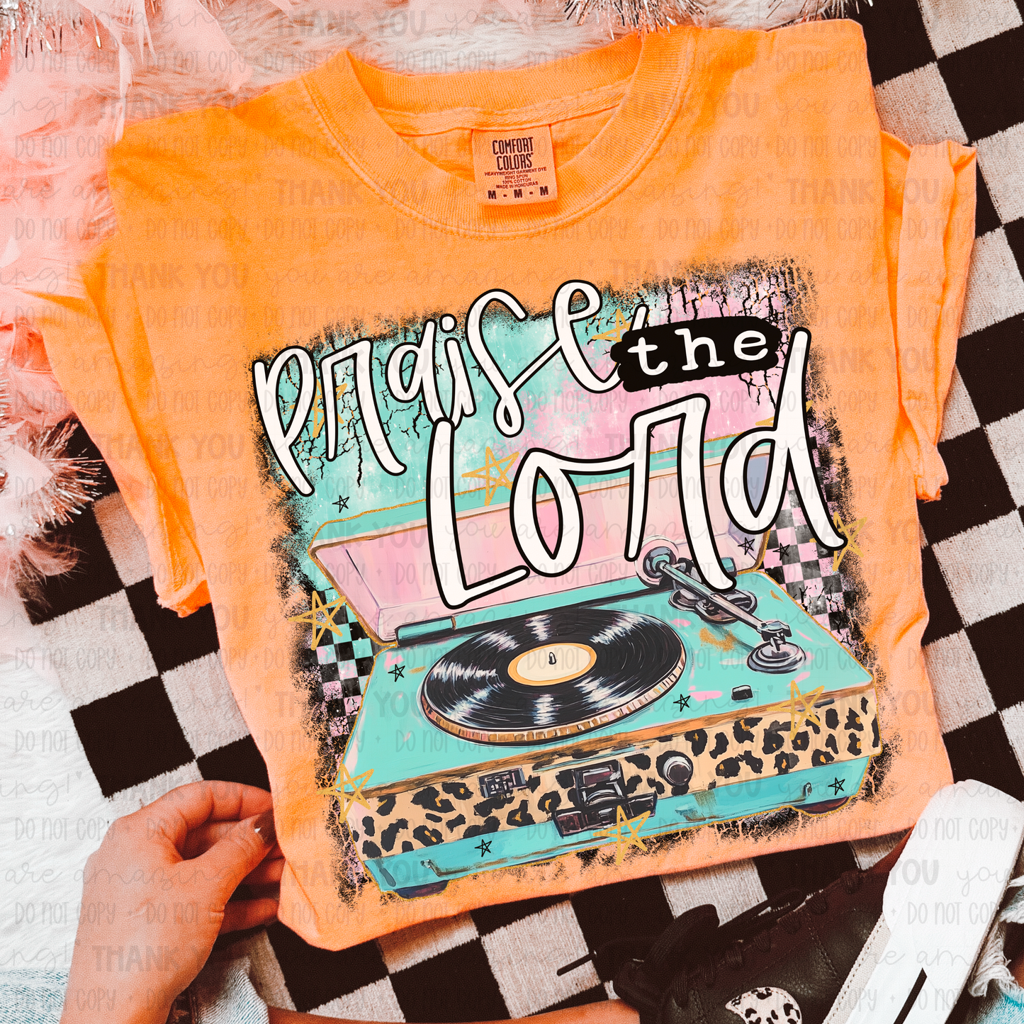 Praise The Lord with Record Player