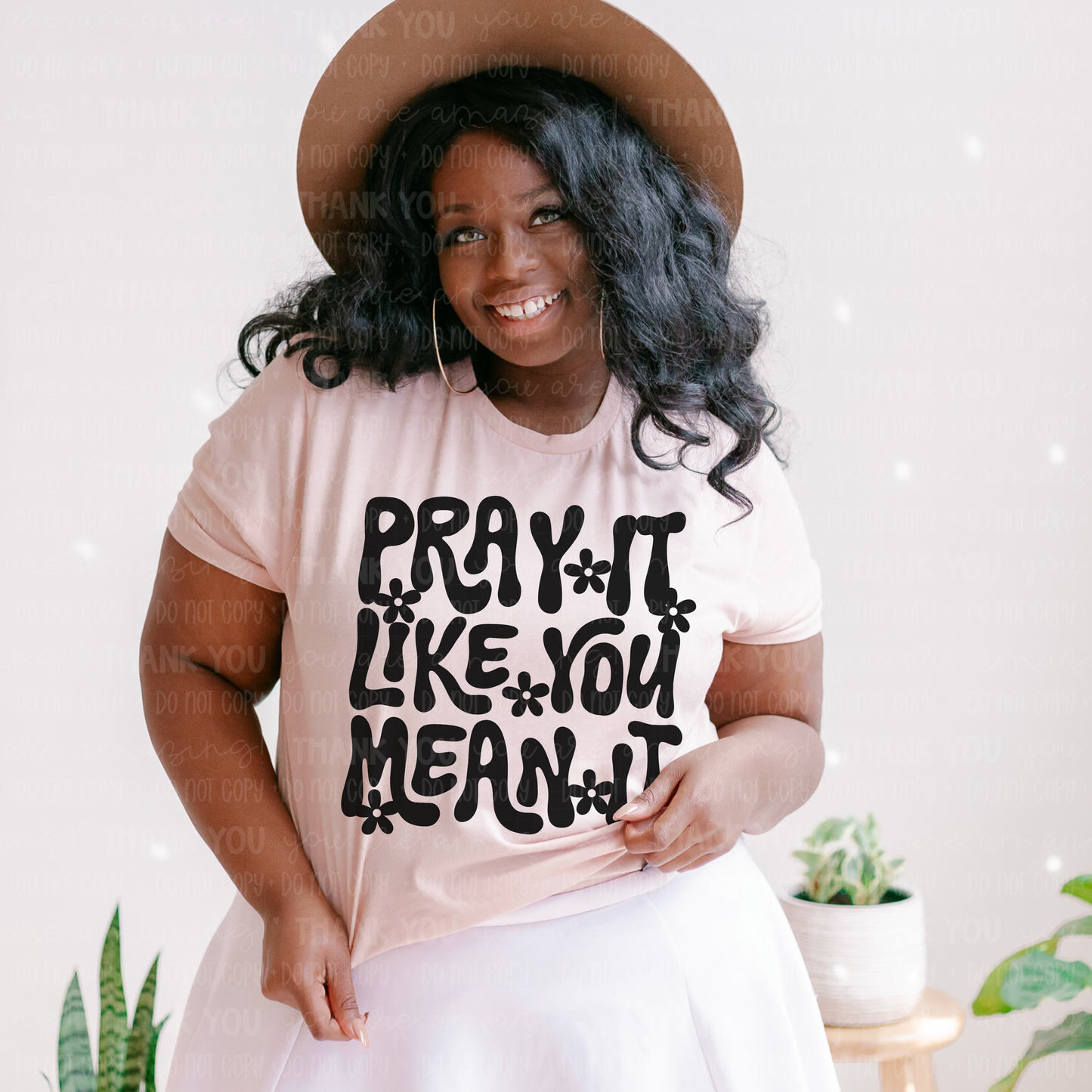 Pray It Like You Mean It Black Font