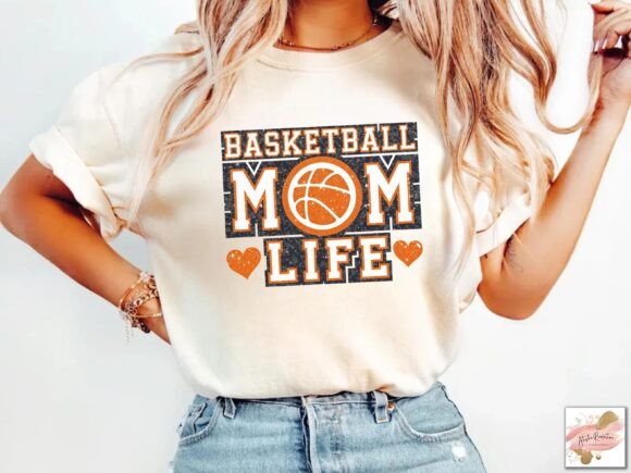 Retro Basketball Mom
