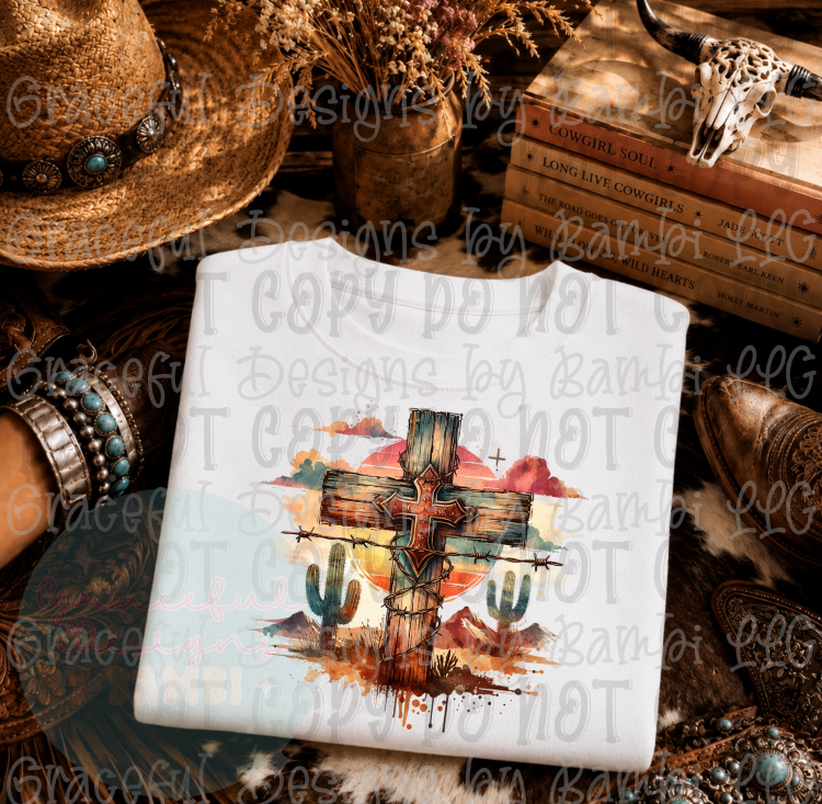 Retro Western Cross