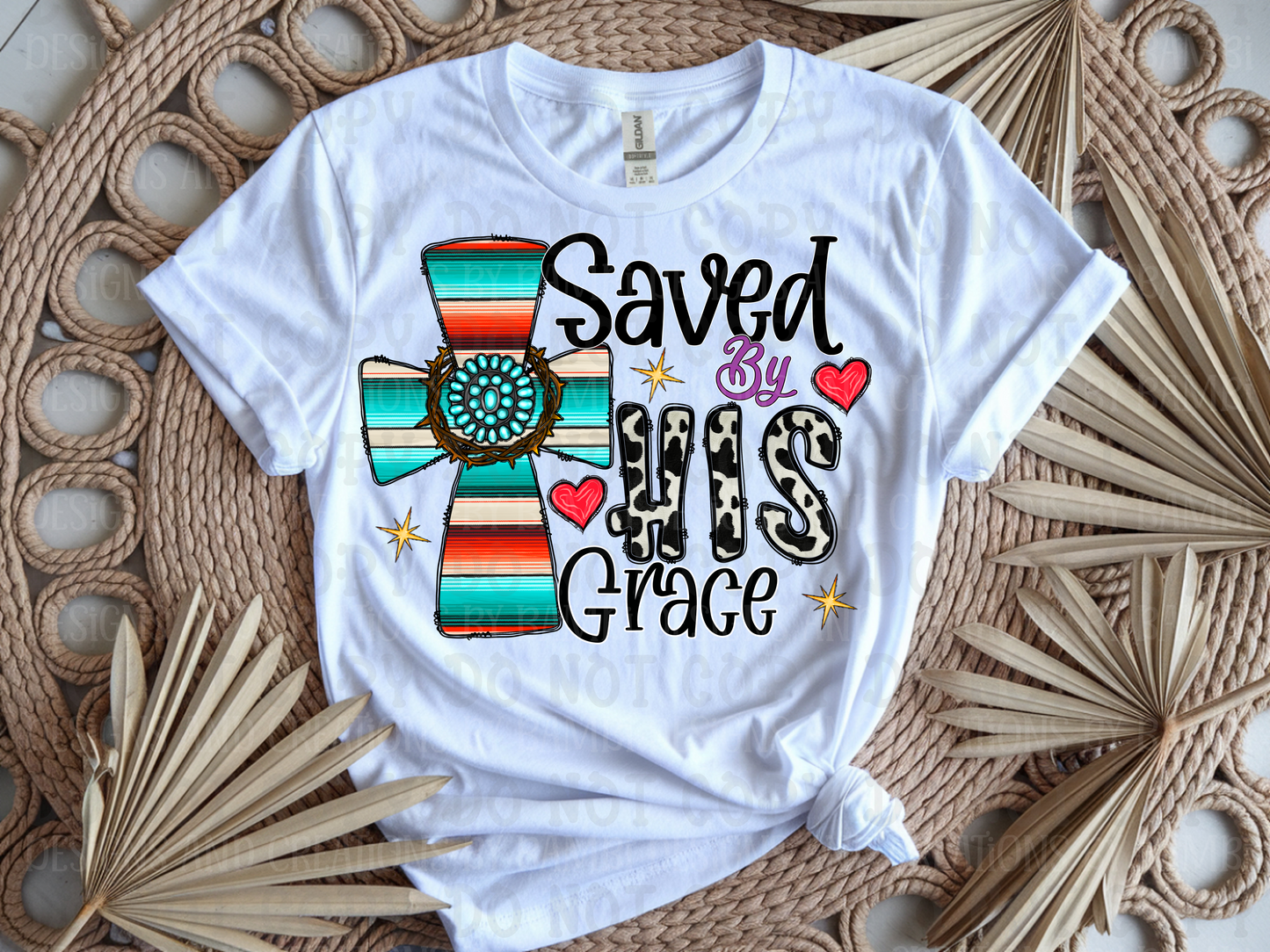 Saved By His Grace Serape