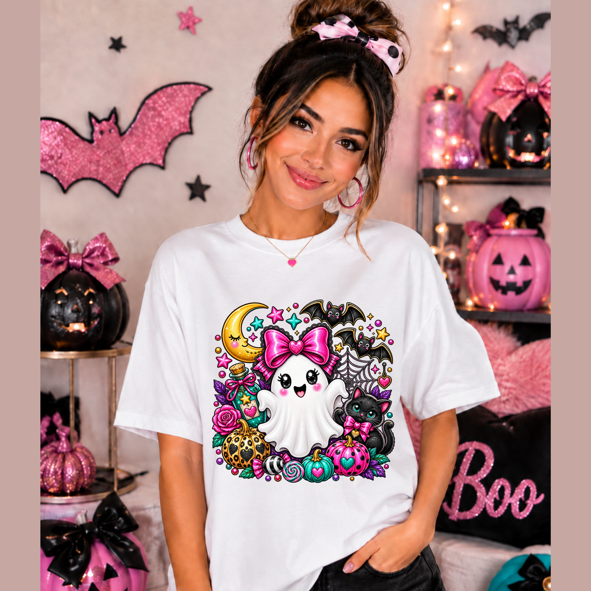 Cute Girl Ghost Halloween