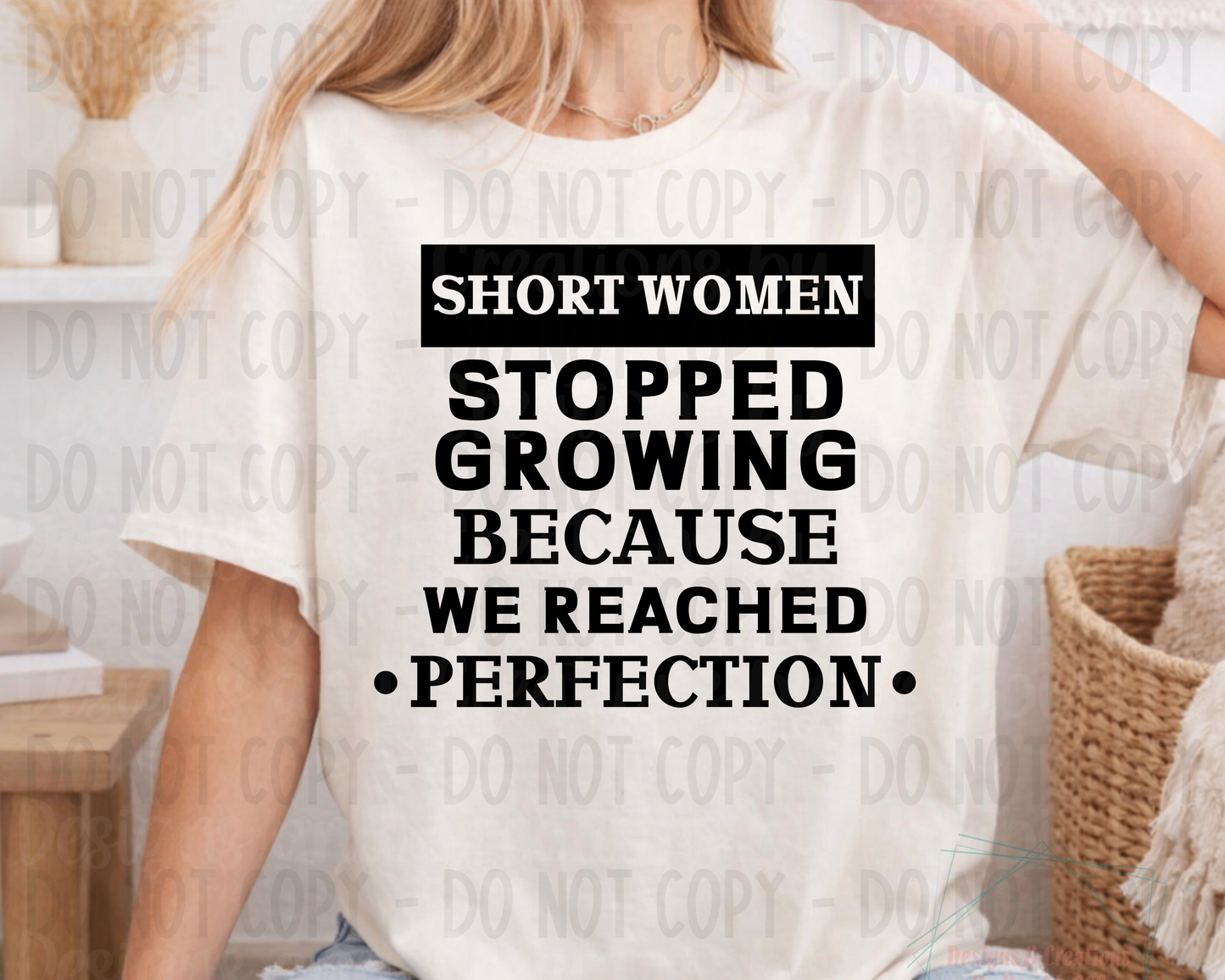 Short People Stopped Growing Black Font