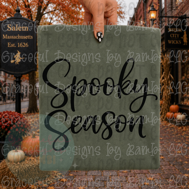 Spooky Season Black Script Font