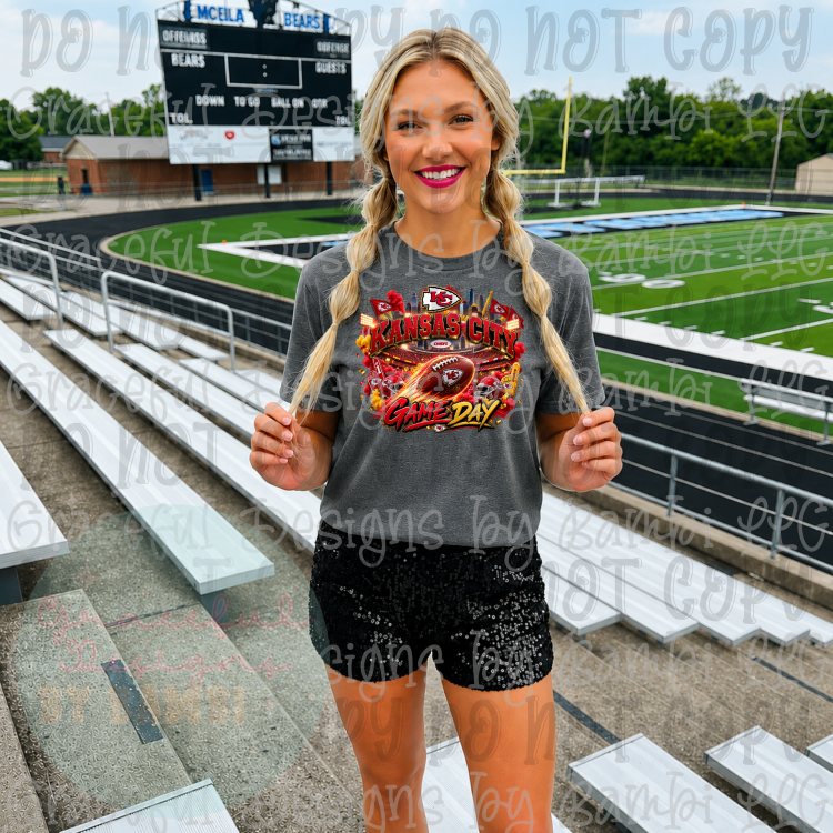 Stadium Red and Gold Game Day