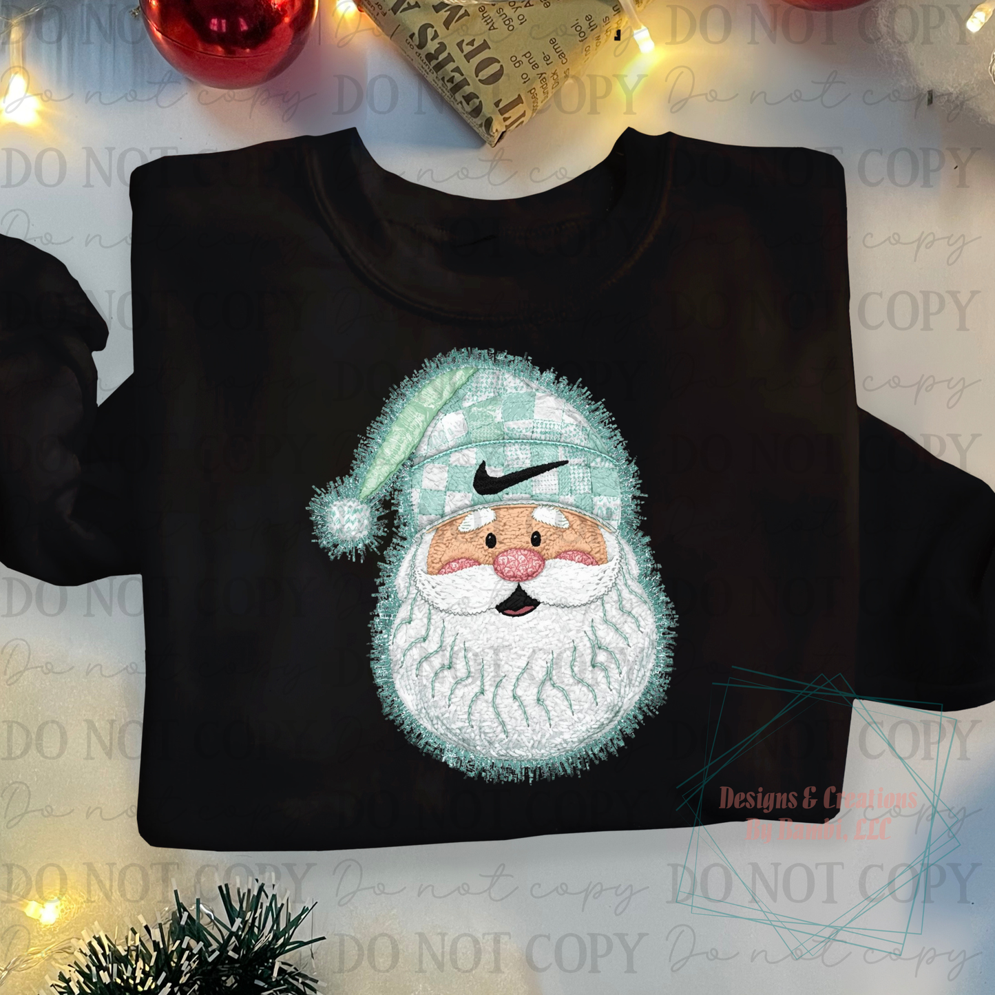 Swoosh Santa Light