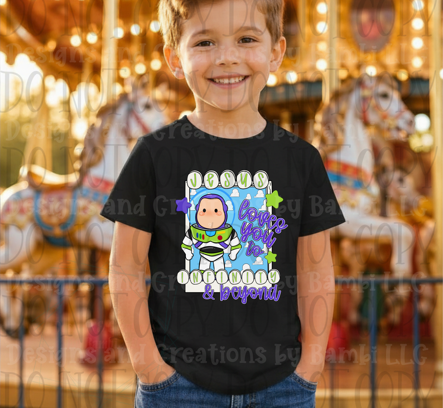 Jesus Loves You to Infinity and Beyond TS
