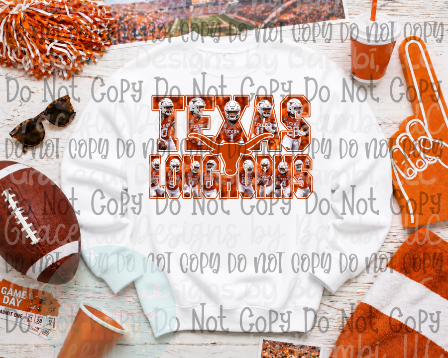 Texas Longhorns Wording
