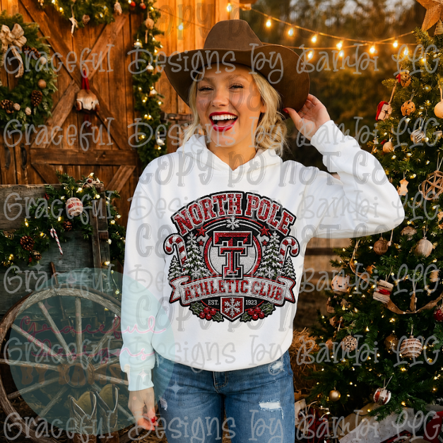 Faux Embroidered North Pole Football Collection